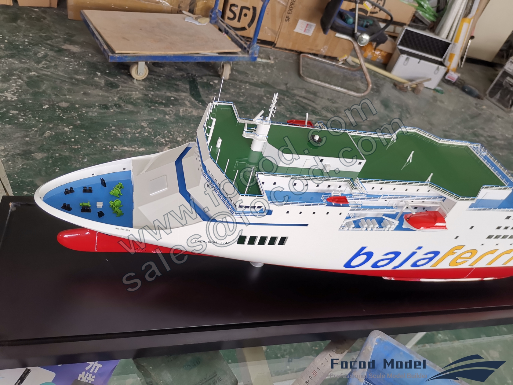 customized model of 183m RO-RO ship